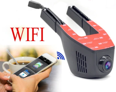 Автомобильный видеорегистратор Wifi Автомобильная камера регистратор цифровой