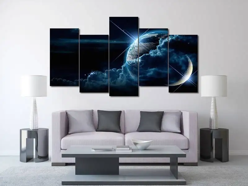 5 шт. декоративный постер на холсте с изображением Галактики|picture canvas|canvas freeprint poster