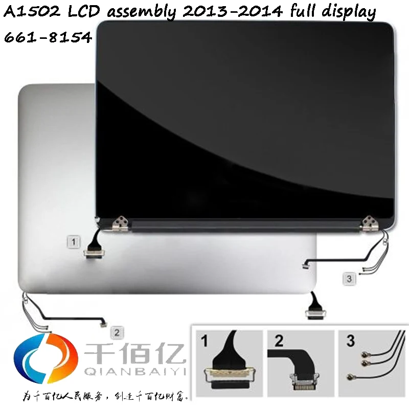 Оригинальный A1502 LCD сборка 2013 2014 для Macbook pro retina 13 'полный дисплей 661 8154