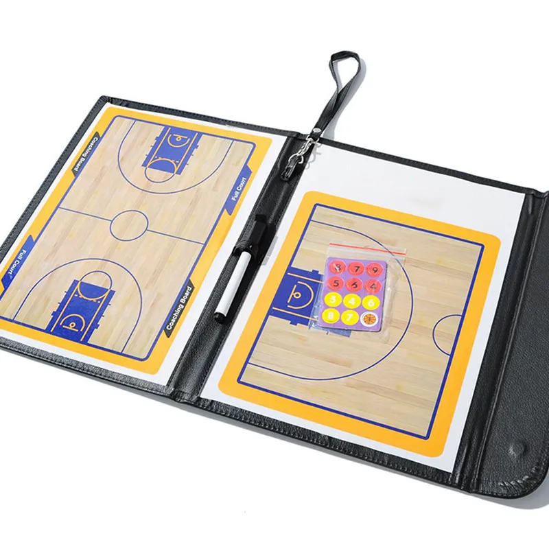 

Portable Professional Basketball Tactics Board Basketball Coach Match Training Tactical Erasable Teaching Board Basketball Game