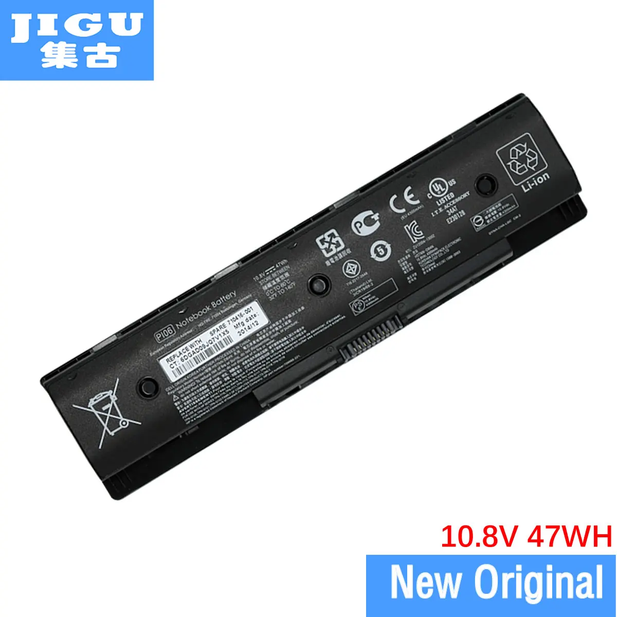 

JIGU 3INR19/65-2 709988-421 710416-001 710417-001 P106 P1O6 PI06 PI06XL PI09 PIO6 Original Laptop Battery For HP
