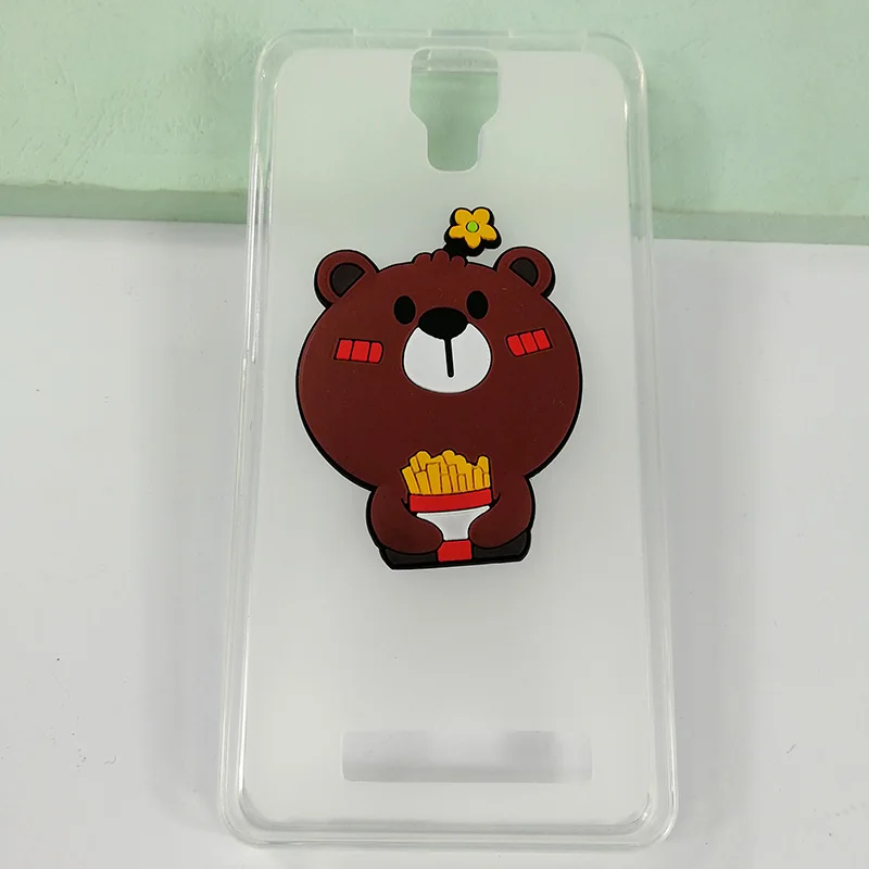 For DEXP Ixion MS650 Case Cute and fashionable rabbit Soft Tpu Phone Cases Full Back Cover Capa Coque | Мобильные телефоны и