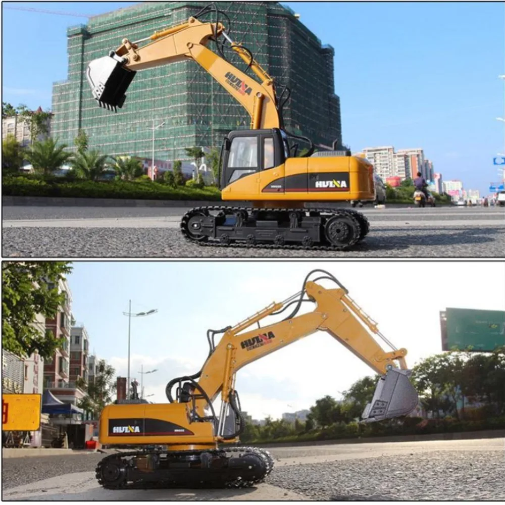 HUINA 1550 2 4 GHz 15Ch RC экскаватор автомобильные игрушки симулятор на дистанционном