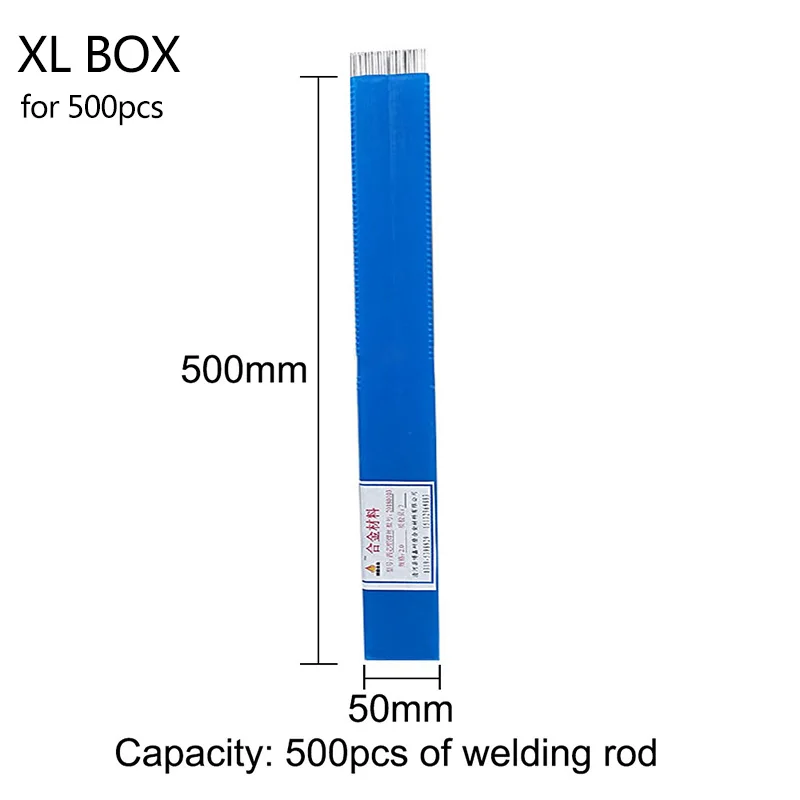 XL Box 100/500 шт сварочная проволока из нержавеющей стали рулон 1,6 мм/2 мм* 50 см Низкий Температура Алюминий сварочная проволока ящик для хранения большой Ёмкость объем запоминающего устройства - Цвет: XL Box