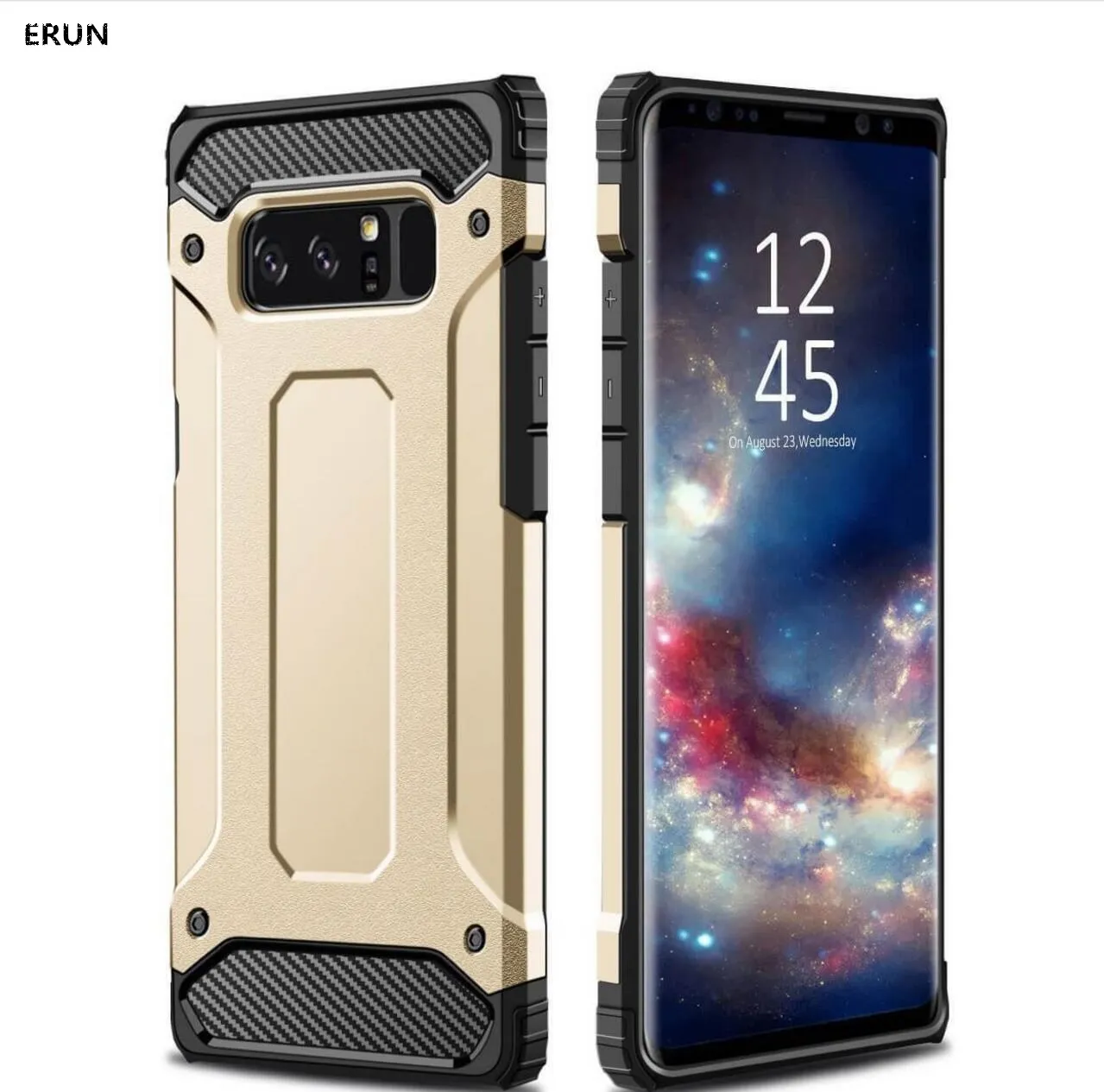 Гибридный армированный противоударный прочный бампер чехол для samsung s8 s9 s7 |