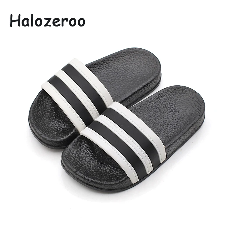 

Summer New 2019 Children Beach Slides Baby Girls Fashion Shoes Toddler Casual Slippers Kids Soft Brand Slides Boys Black Shoes