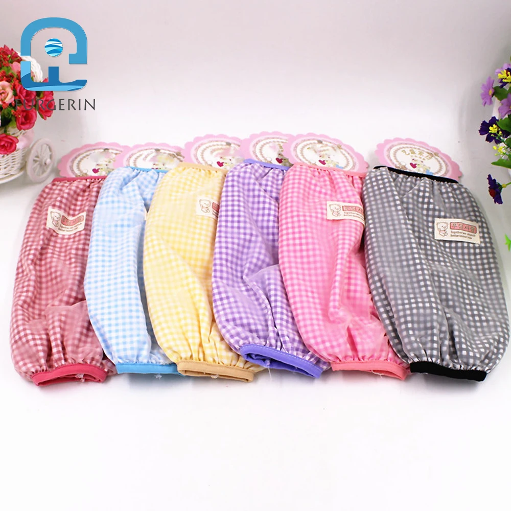 FURGERIN Oversleeve waterproof Dirt proof Checks Oversleeves аксессуары для дома кухня oversleeves двухслойный