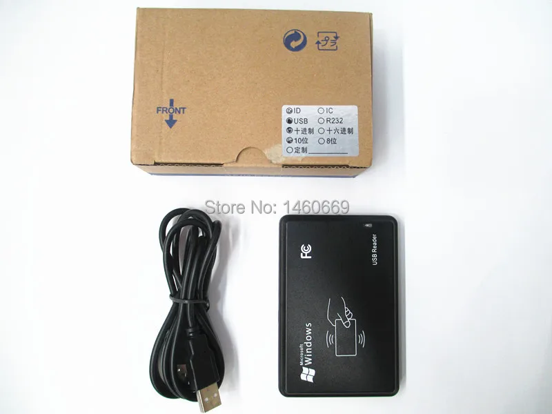 Новый USB RFID ID Бесконтактный бесконтактный считыватель смарт-карт EM4001 EM4100 Windows | - Фото №1