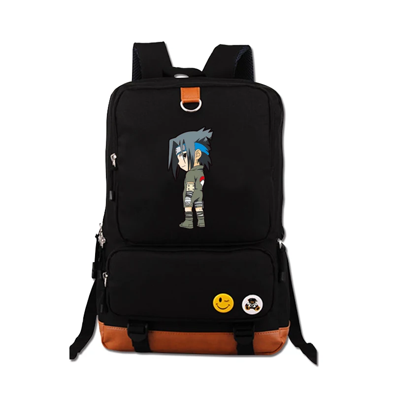 Высокое качество аниме Наруто Uzumaki Печать Холст Mochila Feminina дорожная военная сумка школьные сумки для подростков рюкзак для ноутбука