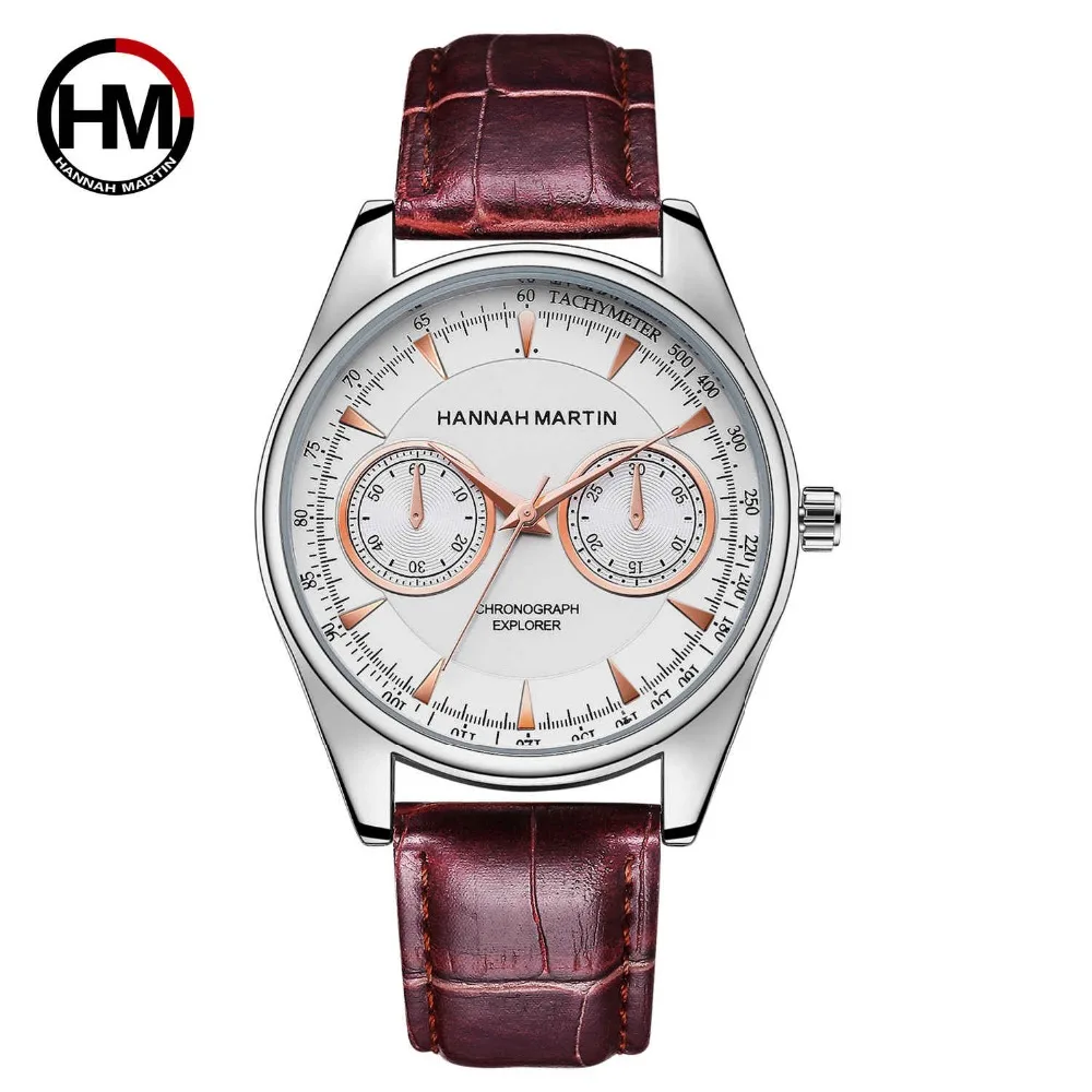 Дропшиппинг Pilot Explorer мужские спортивные новые наручные часы кожаные деловые