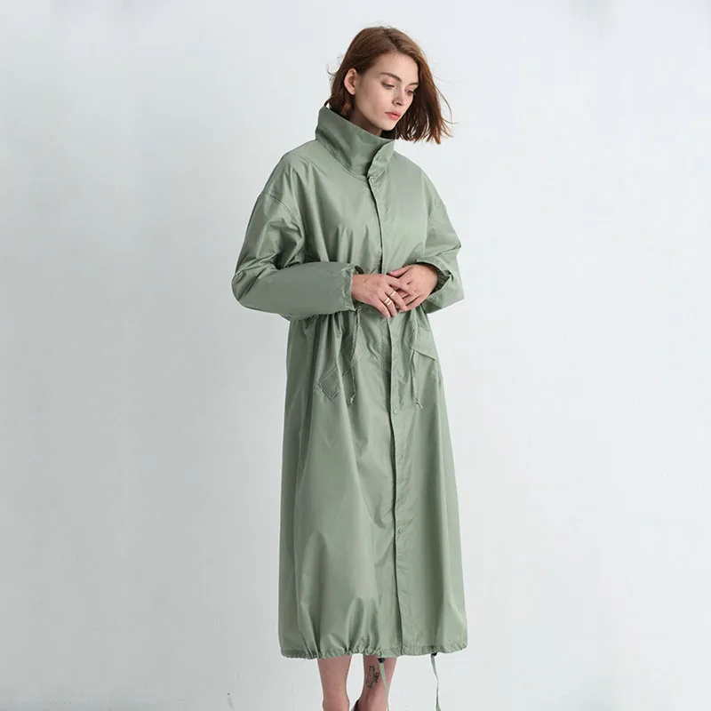 Style 05 Женский плащ с капюшоном, длинный дождевик, дышащий плащ-дождевик непромокаемый дождевик - Цвет: Style 05