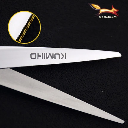 KUMIHO микро зубчатые ножницы для стрижки волос и истончение 6 дюймов Набор Высокое