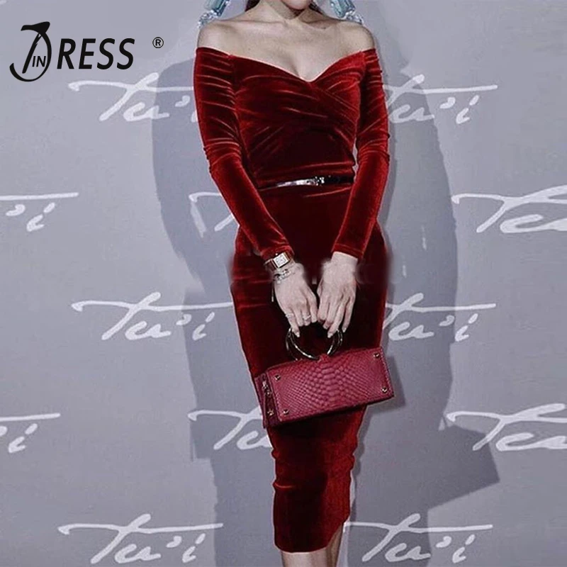 Женское однотонное мини платье INDRESSME с глубоким V образным вырезом модное