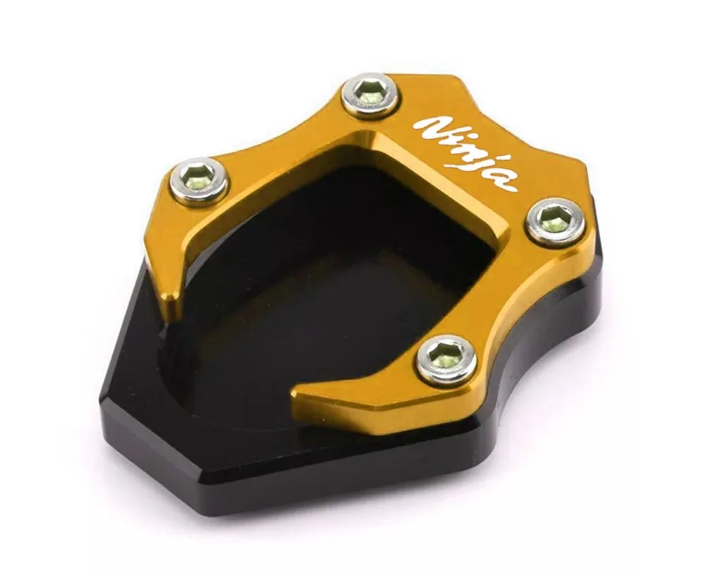 

Motorcycle CNC Brand New Side Stand Enlarger Plate Kickstand Enlarge Extension for kawasaki ninja 400 2018 2019 Z400 2018