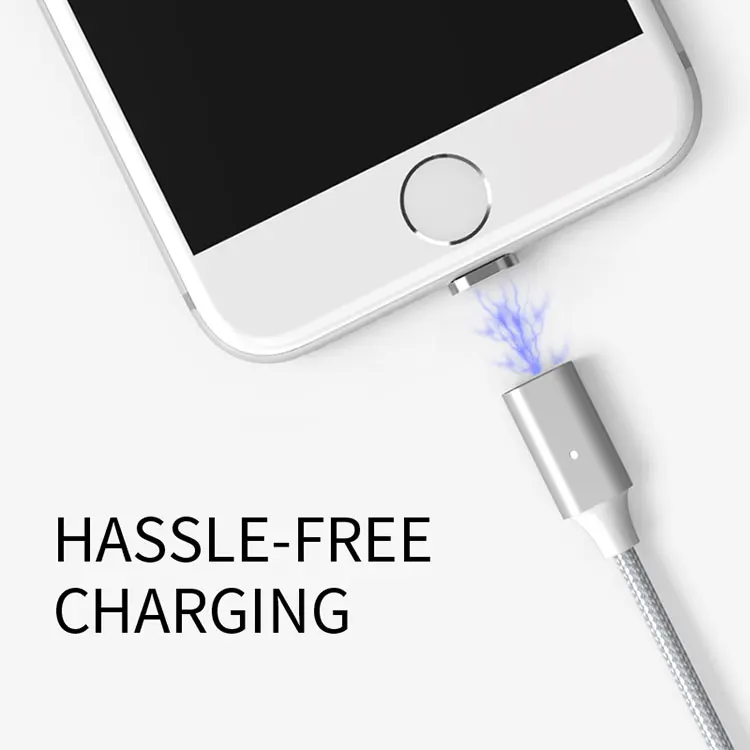WSKEN Lite 2 Металл 3 в 1 для iphone тип c Micro USB Магнитный зарядный кабель зарядное