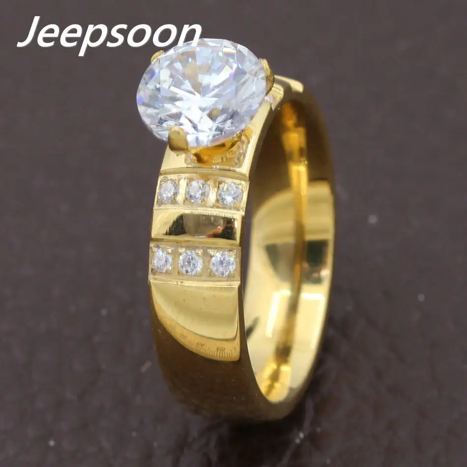 Мужские и женские свадебные кольца из нержавеющей стали ювелирные изделия с