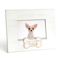 personalized pet photo frameengrave wood picture frame with name dog picture framesgift for petdog memorial picture frame