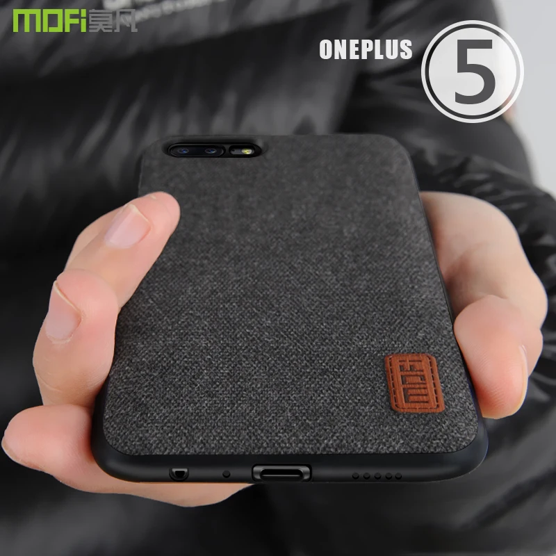 Чехол для Oneplus 5 чехол накладка MOFi One Plus OP5 с мягкими силиконовыми краями 1 +