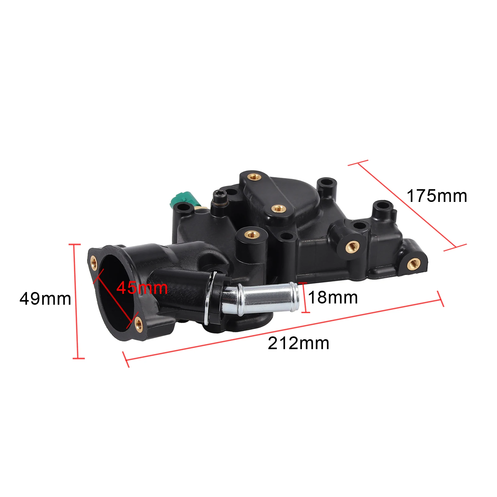 AUTOUTLE NEW Thermostat Housing For Citroen C2 C3 for Xsara Peugeot Bipper 206 207 307 1336Y8 1336.Y8 |