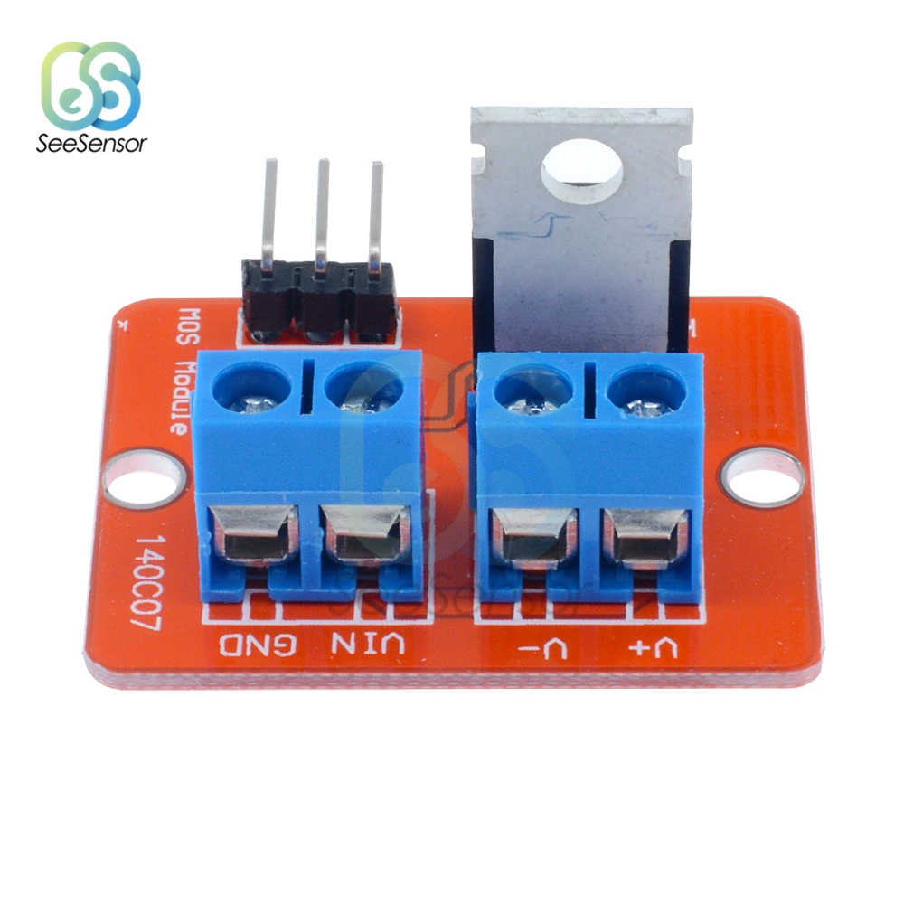 Верхняя кнопка Mosfet 24 В модель IRF520 фотомодуль для Arduino MCU ARM Raspberry pi | Инструменты