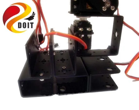 Original 6 Dof Robot Arm +Mechanical Claw+6PCS High Torque Servos + Large Metal Base DIY RC Toy Manipulator | Игрушки и хобби
