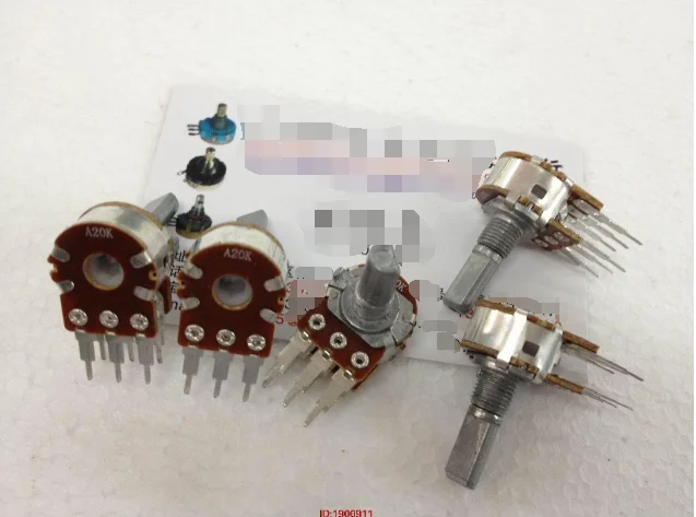 1pcs/lot The old section of the Cambridge amplifier potentiometer A20K long handle length 20MMF | Электронные компоненты и