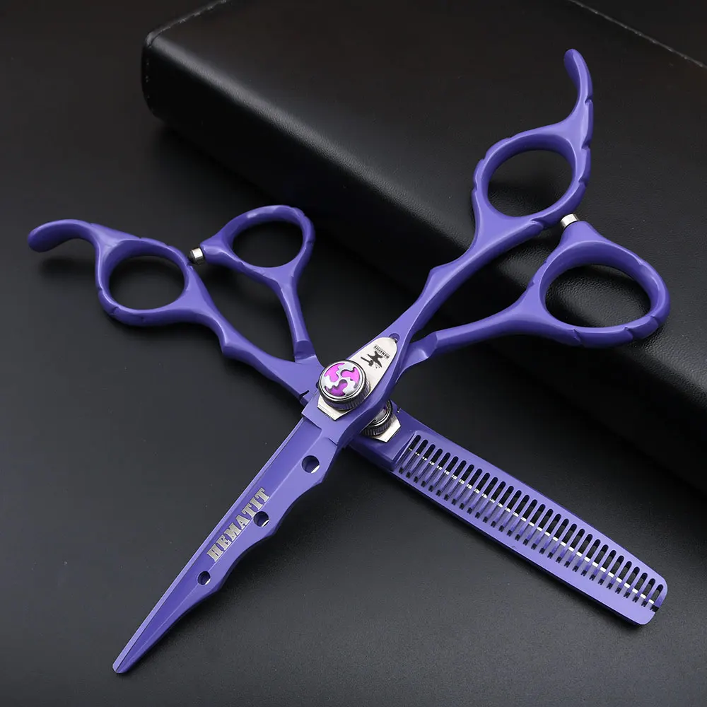 

6 inch hair scissors high quality 440C hairdressing scissors professional hairdresser thinning scissors cutting scissors set