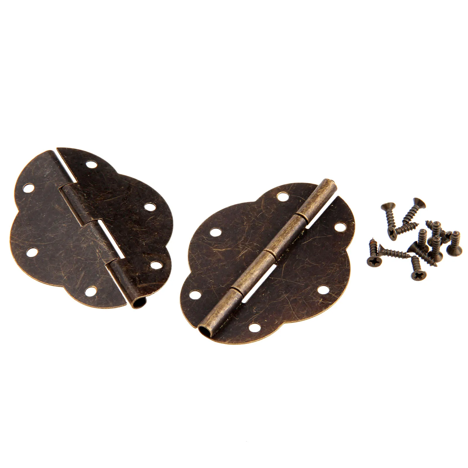 DRELD 2 шт старинный Бронзовый Шкаф Дверные Петли стальной шарнир мебели аксессуары
