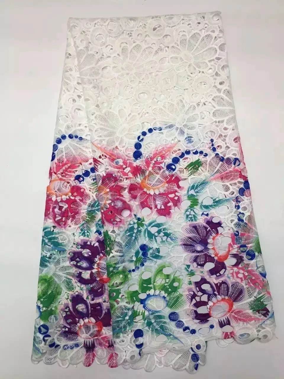 

2018 Latest African French Lace Fabric High Quality African Tulle Lace with stones Fabric For Wedding AMZ651 red