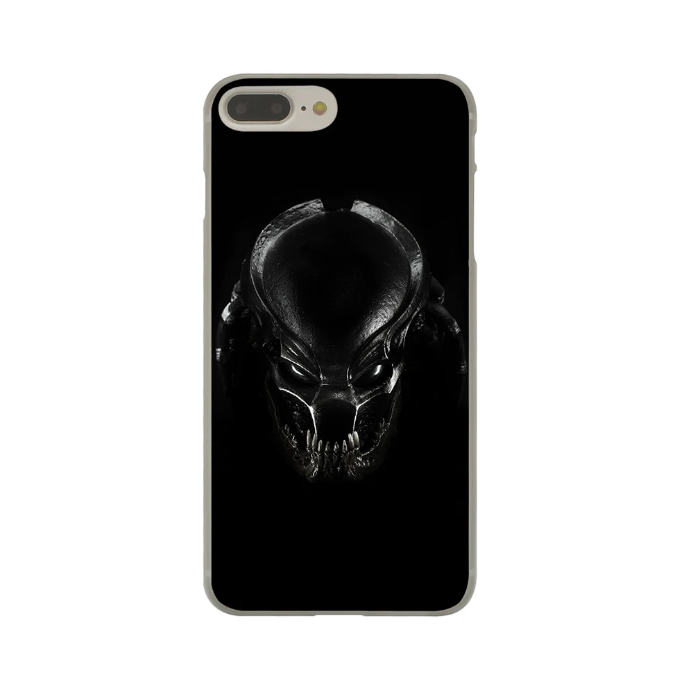 Laumans Чужой против Хищника жесткий прозрачный чехол для iPhone 8 плюс 7 6 6s Plus X/10 5 5S SE 5C 4