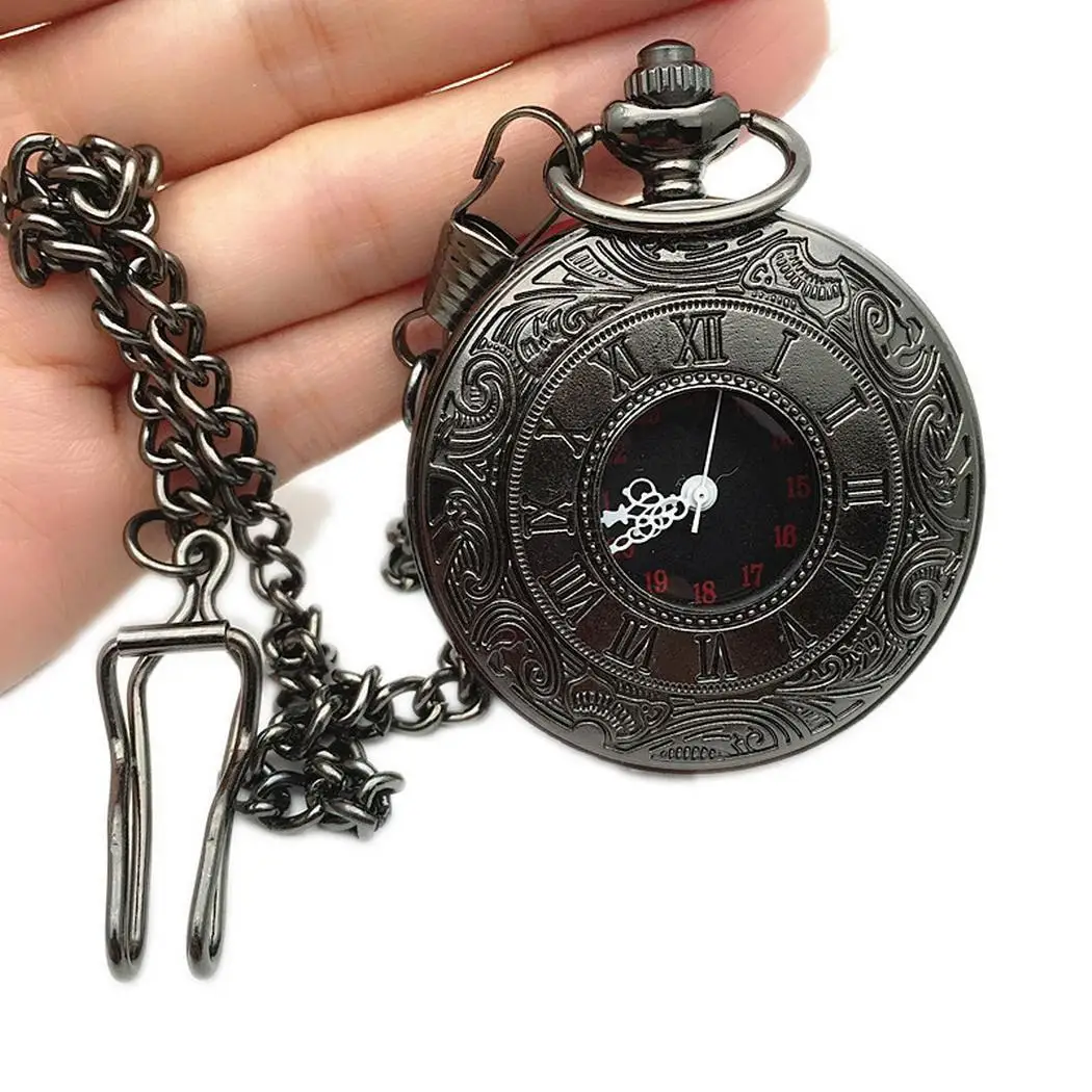 Ретро Мужские и женские карманные часы римские Механические Двойные 10 мм/0 4 дюйма