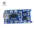 Зарядная плата TC4056A с мини-USB, 5 В, 1 А, 18650 А, литиевая батарея, зарядный модуль с защитой, двойные функции, 1 А, литий-ионный