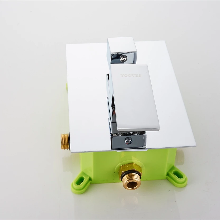 Смесители Для ванны и душа латунный кран со встроенной коробкой скрытый