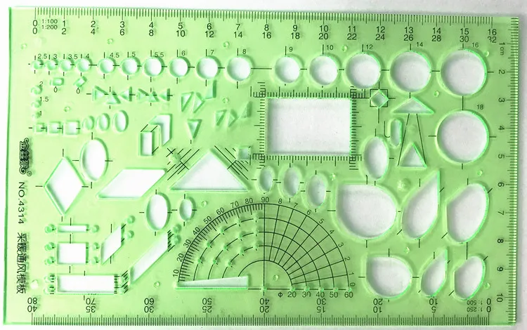

Линейка для рисования ZYCC 4313