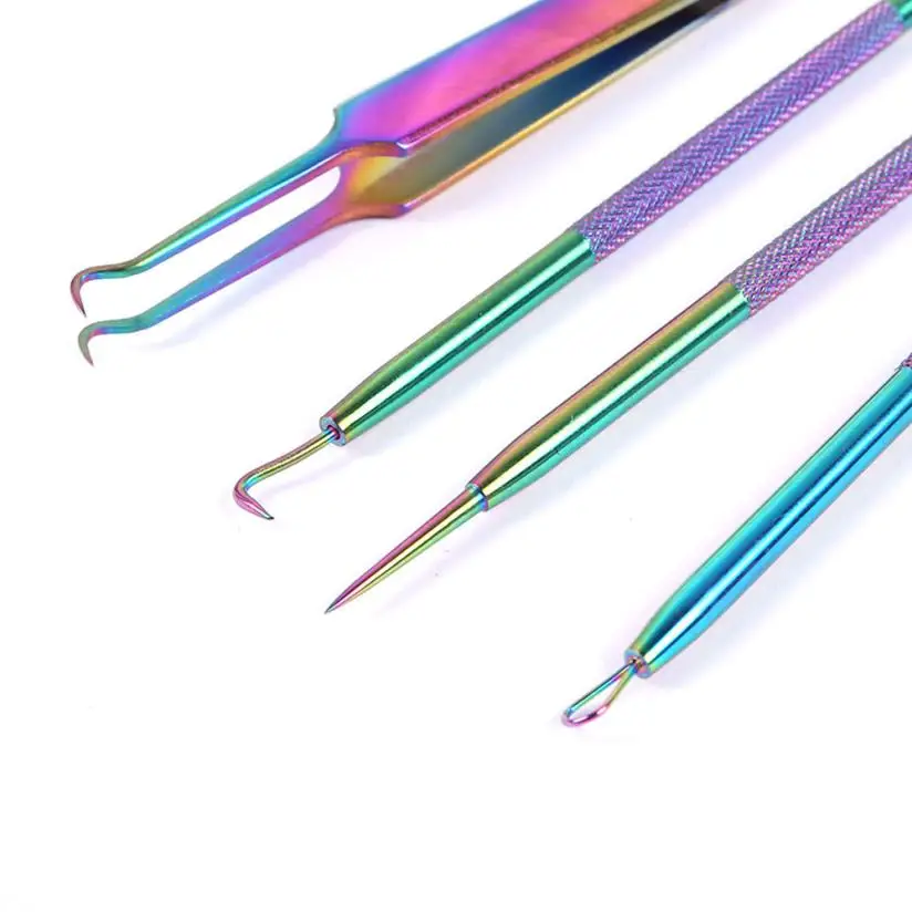 4 шт./1 набор иглы для удаления чёрных точек и прыщей|needle acne|needle removerneedle blackhead |