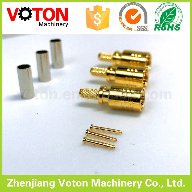 Бесплатная доставка 10 шт. Женский пайки обжимной rf коаксиальный SMB разъем для RG174