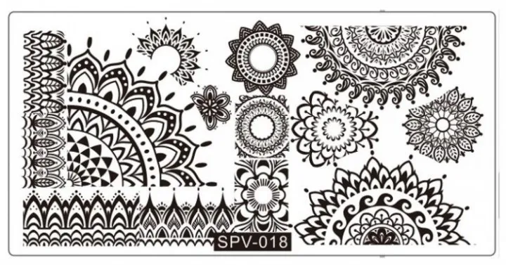 20 шт./компл. SPV 1-20 серии пластины для штамповки ногтей прямоугольник шаблон штампа польский изображения DIY инструмент с толще на заднем 6,5*12,5 см