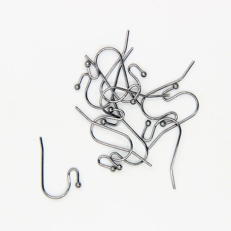 

50PC DIY Silver Rose Gold Gunmetal Earring Hook Ear Wires For Top Design DIY Crystal Jewelry Findings Settings Accessories