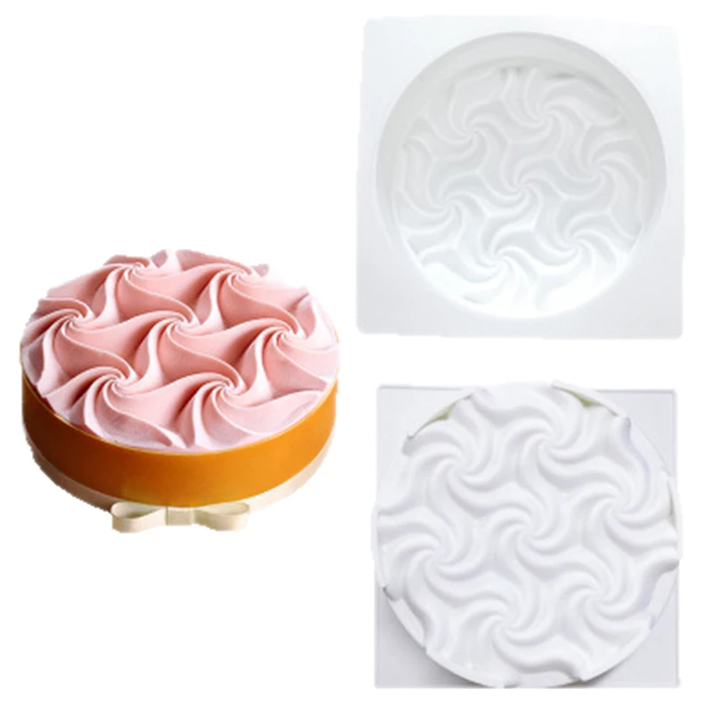 Потрясающие цветы форма для торта десерт искусство мусс силиконовая 3D