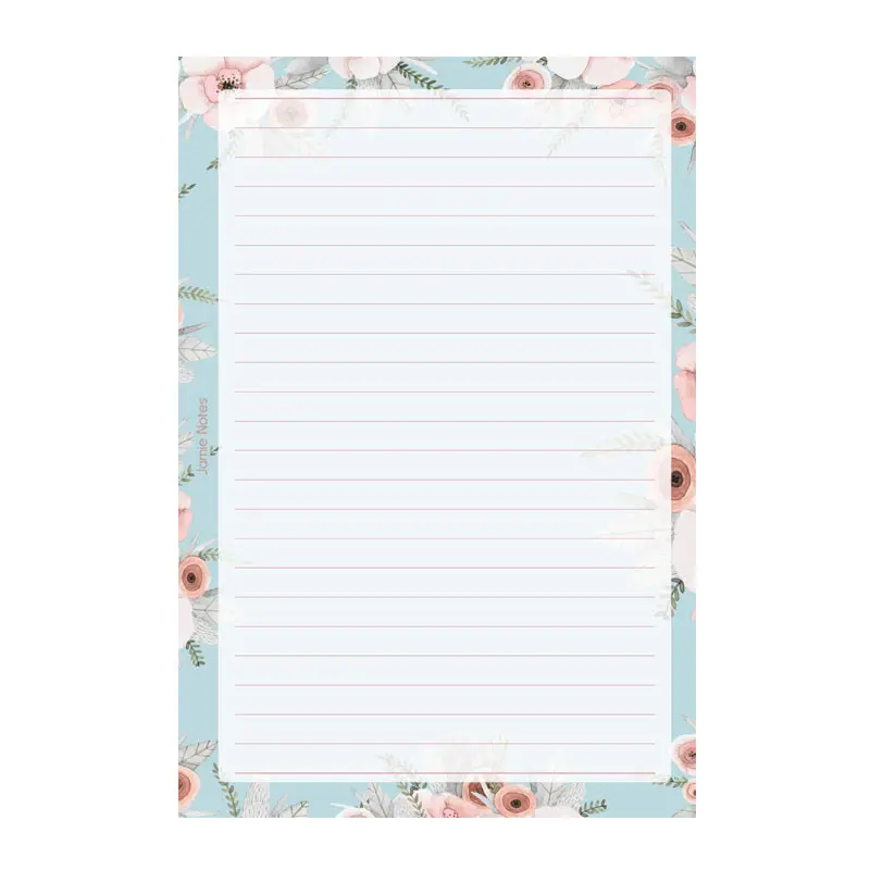 

Yiwi A5 A6 Floral 6 Holes Planner Filler Papers For Filofax Office School Spiral Notebook Line Filler Paper Binder Inner Pages