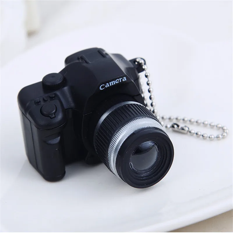 Digital SLR Camera Toy LED Luminous Sound Glowing Pendant Keychain Bag Accessories Plastic |