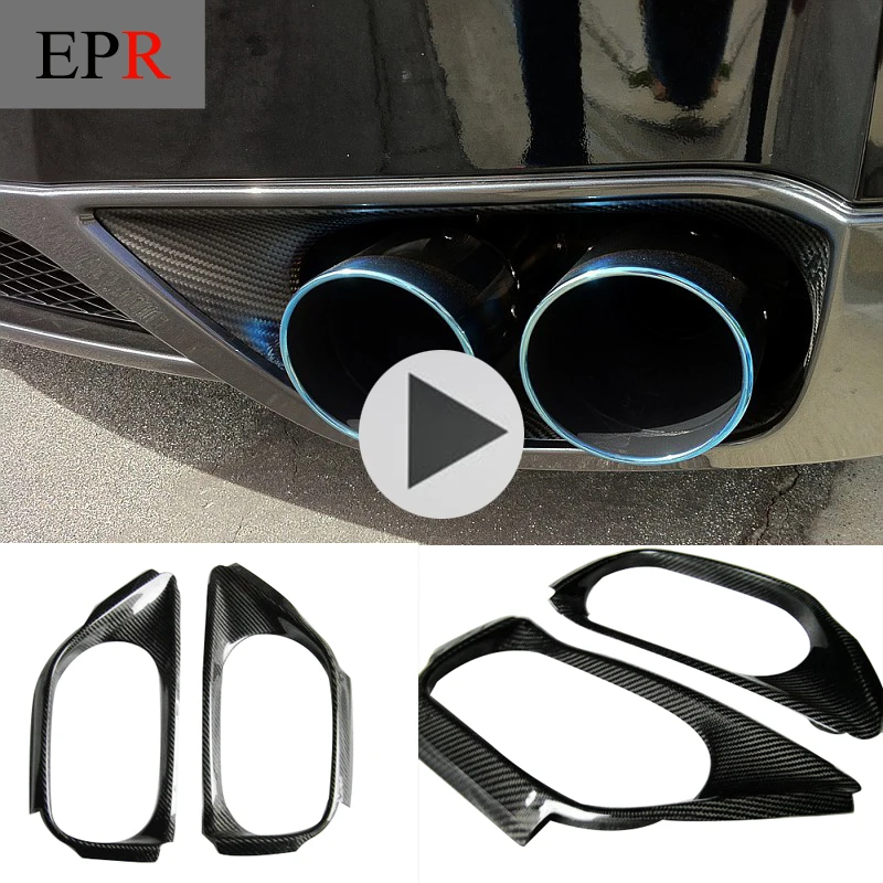 

Car-styling For Nissan R35 GTR OEM Carbon Fiber Exhaust Surround