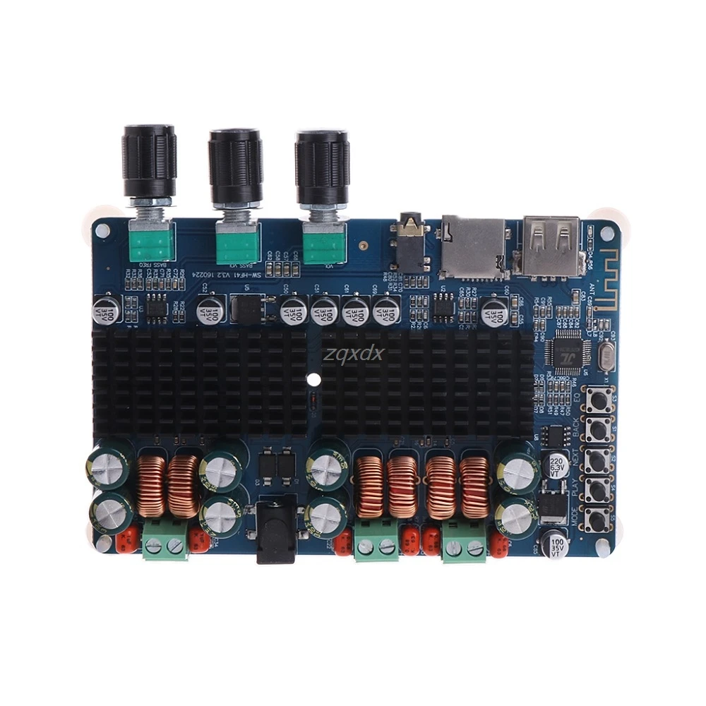 TPA3116 2x50 Вт+ 100 Вт 2,1 канальный Bluetooth цифровой Сабвуфер Усилитель мощности доска и Прямая поставка
