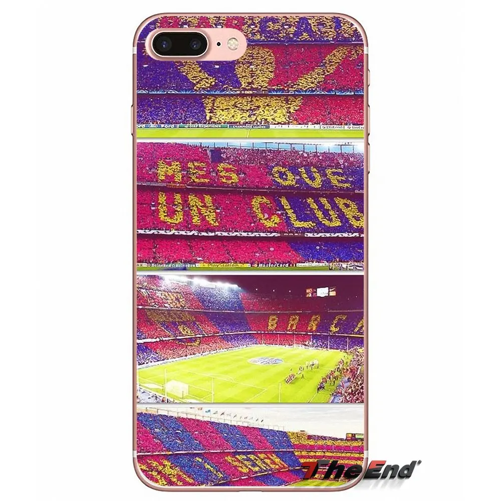 Barcelona Spain Estadio Camp Nou Soft Case For Sony Xperia M2 M4 M5 E3 T3 XA Aqua Z Z1 Z2 Z3 Z5 compact LG G4 G5 G3 G2 Mini | Мобильные