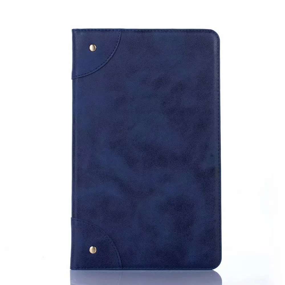 dark blue Фолио чехол для Samsung Galaxy Tab SM-T510 SM-T515 T510 T515 smart case для Tab 10,1 '' Tablet case принципиально - Цвет: dark blue