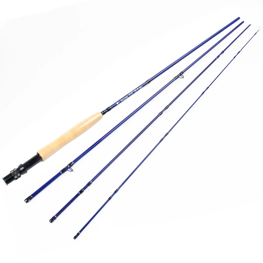 New Arrival Fly Fishing Rod , Blue Color Rod Blank 24T SK Carbon Fiber 3WT 5WT Fly Rod