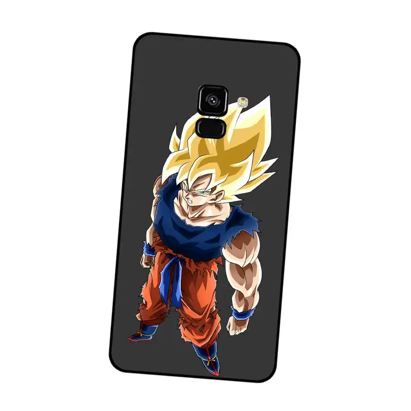 N321 Dragon Ball Роскошный Черный силиконовый чехол для Samsung Galaxy J2 J3 J4 J5 J6 J7 J8 Pro Plus Prime 2018