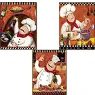 Набор для алмазной вышивки 5d сделай сам, Набор для вышивки крестиком, шеф-повар, для кухни, полноразмерная Алмазная вышивка, мозаика, стразы, украшение для дома