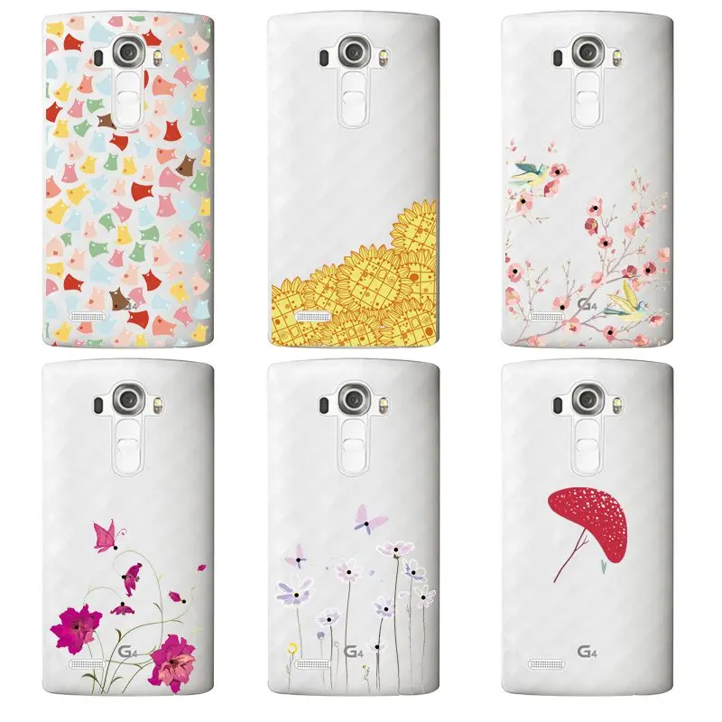 Мягкий прозрачный чехол для телефона из ТПУ с грибами LG G3 G4 G5 V10 K3 K4 K5 K8 K10 2017 Google Nexus