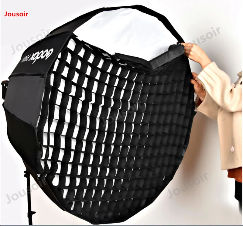 Портативный параболический соты Godox P120L P120H 120 см софтбокс с сеткой для студийного